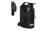 Black - Magnetic Gym Bag with water bottle holder, Crossbody sling, pockets for phone, towel, key